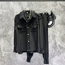 Load image into Gallery viewer, Loose Patchwork Square Collar Casual Jacket