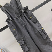 Load image into Gallery viewer, Overalls Waist Drawstring Loose Casual Harem Pants