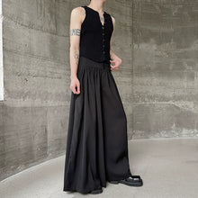 Load image into Gallery viewer, Layered Pleated Drape Wide-leg Culottes