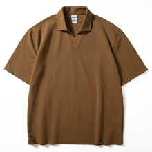 Load image into Gallery viewer, Retro Polo Shirt Loose Summer T-shirt