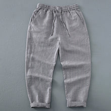 Load image into Gallery viewer, Vertical Striped Retro Thin Linen Loose Harem Pants