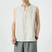 Load image into Gallery viewer, Linen Vintage Loose Vest