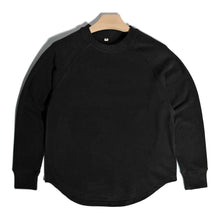Load image into Gallery viewer, Retro Double-sided German Fleece Rounded Hem Warm Base Layer Shirt