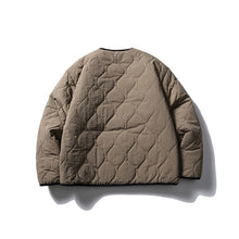 Load image into Gallery viewer, Retro Embroidery Plaid Thick Cotton Coat