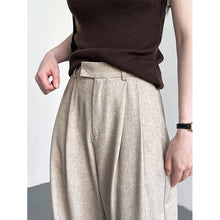 Load image into Gallery viewer, Loose Wide Leg Suit Pants
