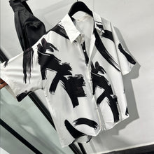 Load image into Gallery viewer, Graffiti Print Loose Casual Shirt