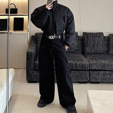 Load image into Gallery viewer, Cotton Stand Collar Thickened Cropped Coat