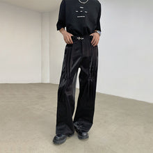Load image into Gallery viewer, Three-dimensional Casual Metal Buckle Straight Trousers