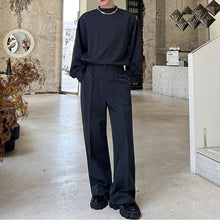 Load image into Gallery viewer, Retro Round Neck Cardigan Trousers Detachable Skirt Three-piece Set