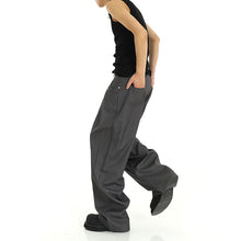 Load image into Gallery viewer, Straight Wide-leg Retro Loose Suit Trousers