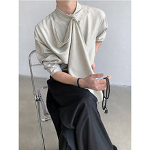 Load image into Gallery viewer, Vintage Ribbon Scarf French Collar Shirt