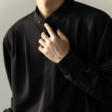 Load image into Gallery viewer, Vintage Casual Loose Stand-collar Button-down Shirt
