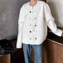 Load image into Gallery viewer, Loose Buttoned Sweater Jacket