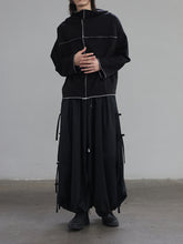 Load image into Gallery viewer, Strappy Wide Leg Ninth Pants