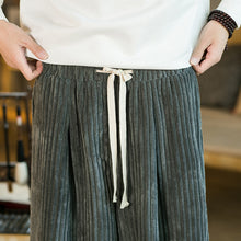 Load image into Gallery viewer, Thickened Corduroy Wide-leg Straight Pants