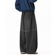 Load image into Gallery viewer, Raw-edge American Harem Straight Pants