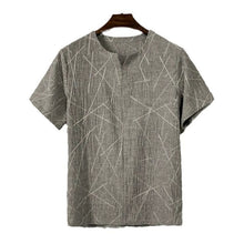 Load image into Gallery viewer, Round Neck Pattern Loose T-shirt
