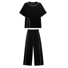 Load image into Gallery viewer, Beaded Black Casual Suit