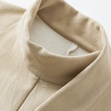 Load image into Gallery viewer, Fleece Lined Thick Warm Curved Neck Hanfu Cardigan