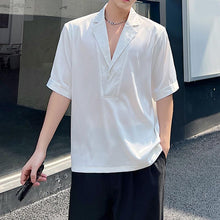 Load image into Gallery viewer, Deep V Neck Short Sleeve Shirt