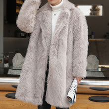 Load image into Gallery viewer, Winter Long Thick Faux Plush Coat