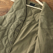 Load image into Gallery viewer, Winter Multi-Pocket Padded Vintage Vest