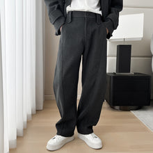 Load image into Gallery viewer, Straight Wide-leg Woolen Thickened Scimitar Pants