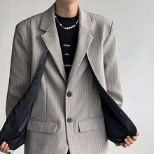 Load image into Gallery viewer, Fake Two-piece Shoulder-padded Suit Jacket