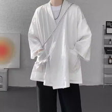 Load image into Gallery viewer, Zen-inspired Tie-up Three-quarter Sleeve Shirt