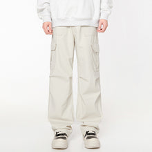 Load image into Gallery viewer, American Loose Straight Drape Wide Leg Large Pocket Casual Pants