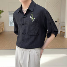 Load image into Gallery viewer, Summer Linen Short Sleeve Shirt