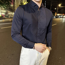 Load image into Gallery viewer, French Wing Collar Slim Fit Dress Shirt