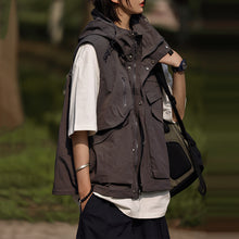 Load image into Gallery viewer, Hooded Waterproof Work Vest