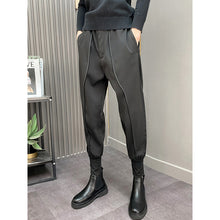Load image into Gallery viewer, Casual Solid Color Straight Leg Ankle-length Pants