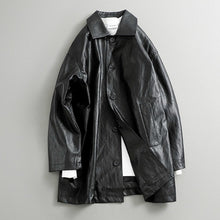 Load image into Gallery viewer, Japanese Retro PU Leather Windbreaker