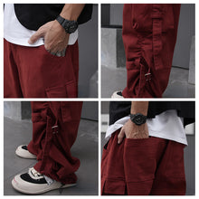 Load image into Gallery viewer, Ribbon Functional Wide-leg Loose Trousers