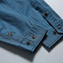 Load image into Gallery viewer, Collared Plaid Textured Shirt