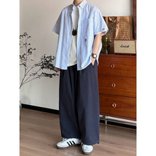 Load image into Gallery viewer, Japanese Retro Zippered Pocket Wide-Leg Pants
