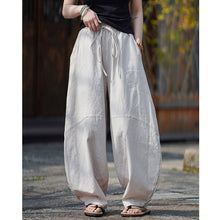 Load image into Gallery viewer, Linen Thin Loose Vintage Wide Leg Bloomers