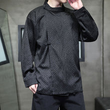Load image into Gallery viewer, Vintage Python Jacquard Disc-button Shirt