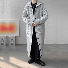 Load image into Gallery viewer, Retro Twist Loose Over-the-knee Windbreaker Jacket