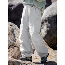 Load image into Gallery viewer, Winter Fleece-lined Drawstring Waterproof Pants