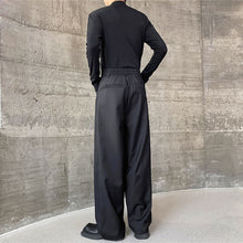 Load image into Gallery viewer, Three-dimensional Pleated Double Waist Casual Pants
