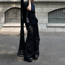 Load image into Gallery viewer, Retro Short-sleeved Patchwork Denim T-shirt