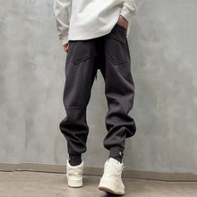 Load image into Gallery viewer, Loose Mid-rise Casual Zippered Sweatpants