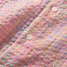 Load image into Gallery viewer, Contrast Color Loose Casual Short Sleeve T-shirt