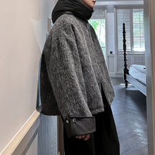 Load image into Gallery viewer, Loose-fitting Detachable Hooded Short Woolen Coat