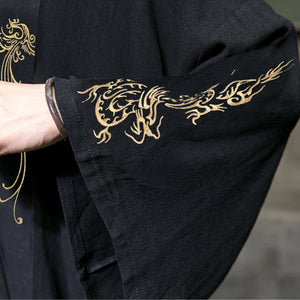 Dragon Embroidered Hanfu Cropped Cardigan