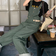 Load image into Gallery viewer, Denim Casual Wide-Leg Overalls
