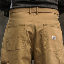 Load image into Gallery viewer, American Retro Patchwork Straight-leg Cargo Pants